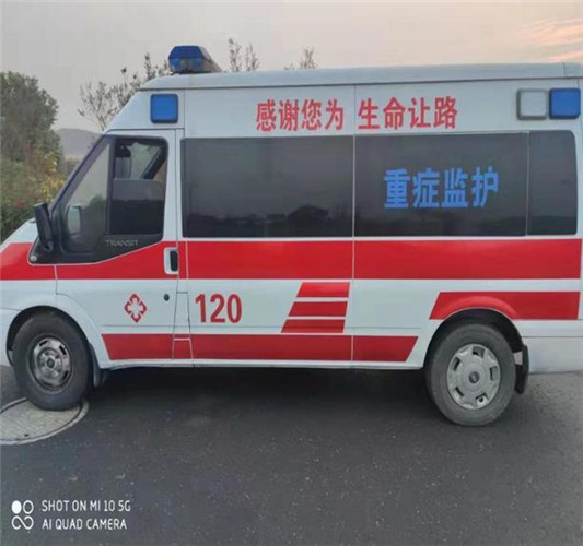 汶川救护车出租服务案例3